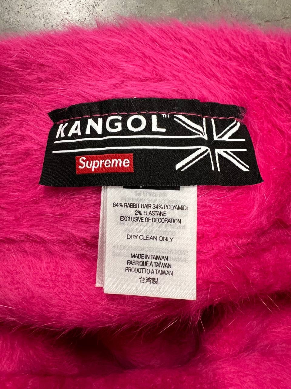 Supreme x Kangol Pink Beanie Hat