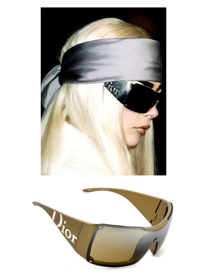 2006 Vintage Dior Overshine 2 Gold Sunglasses