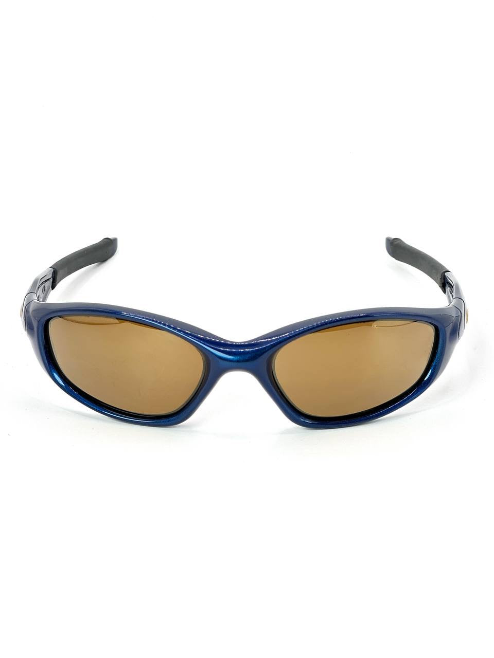 2007 Oakley Minute 2.0 Midnight Blue / Gold Iridium Sunglasses