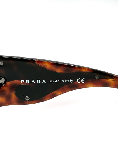 00s Vintage Prada Flame Mask Sunglasses