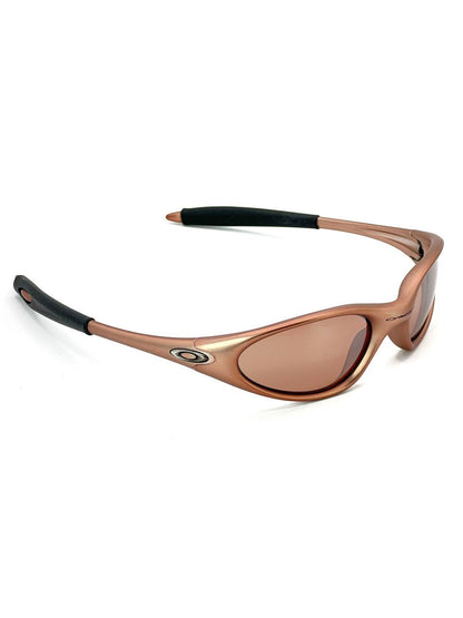 1999 Vintage Oakley Minute FMJ Copper / VR28 Sunglasses
