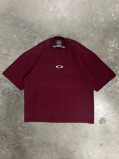 90s Vintage Oakley Software T-Shirt Center Logo Embroidered