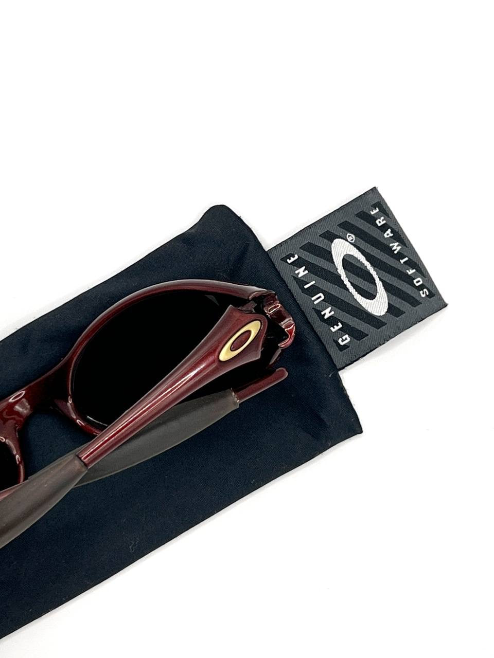 1999 Vintage Oakley New Eye Jacket Redline / Gold Iridium Sunglasses