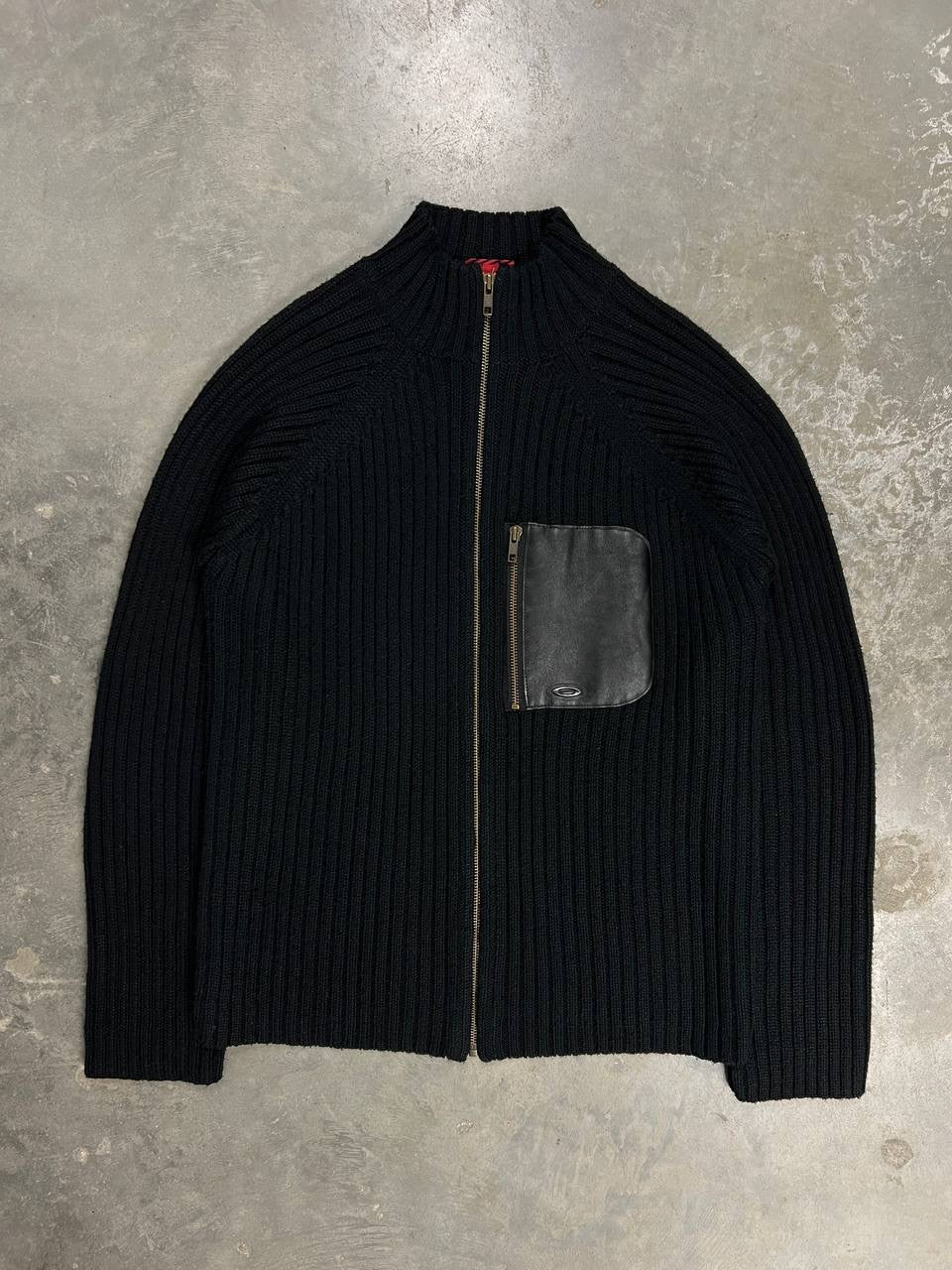 00s Vintage Oakley Zip Sweater