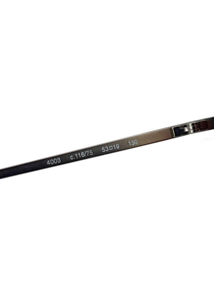 00s Vintage Chanel 4003 Brown Rimless Sunglasses