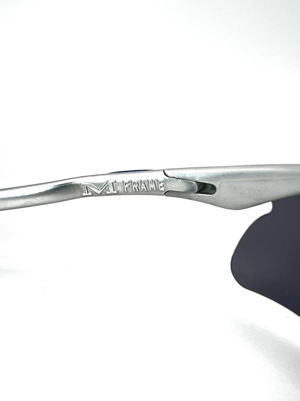 1999 Vintage Oakley New M Frame Hybrid S FMJ 5.56 Ice Iridium Sunglasses