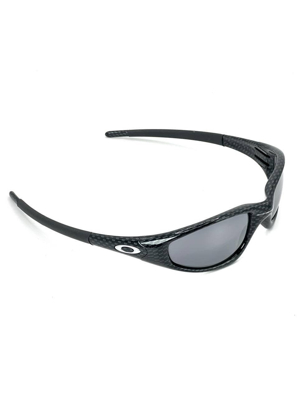 1999 Vintage Oakley Straight Jacket Carbon Fiber / Black Iridium Sunglasses