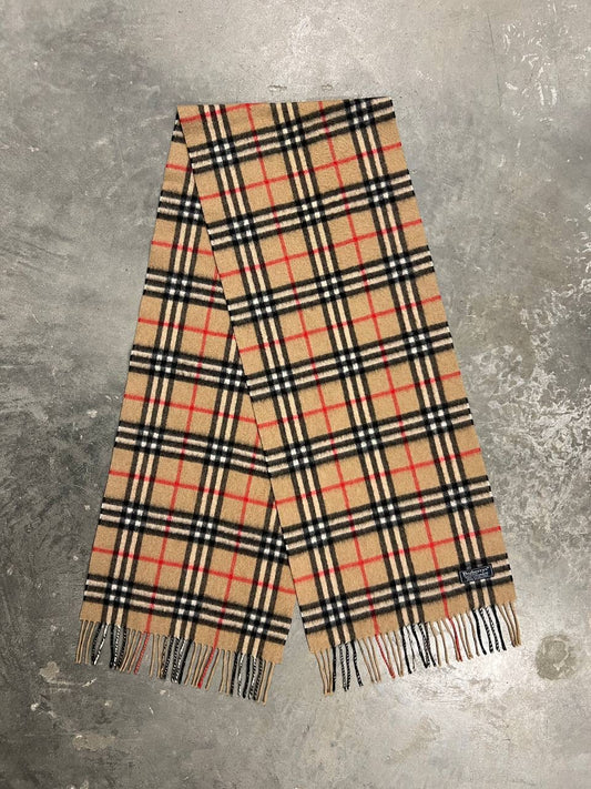 Vintage Burberry Cashmere Scarf