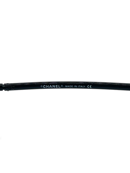 00s Vintage Chanel 5035 Black Sunglasses