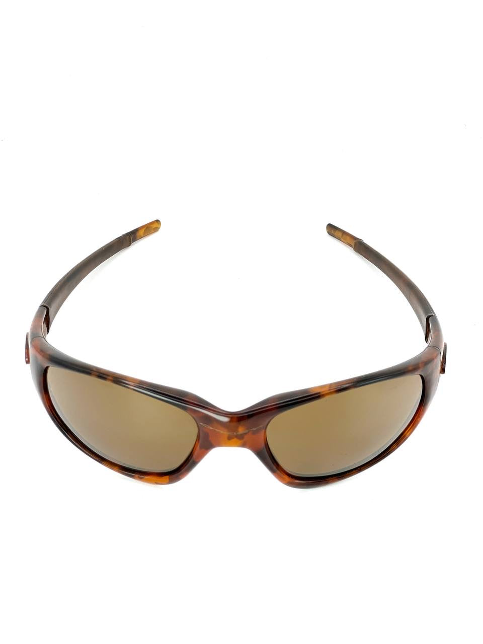 1996 Oakley Straight Jacket Tortoise / Gold Iridium Sunglasses