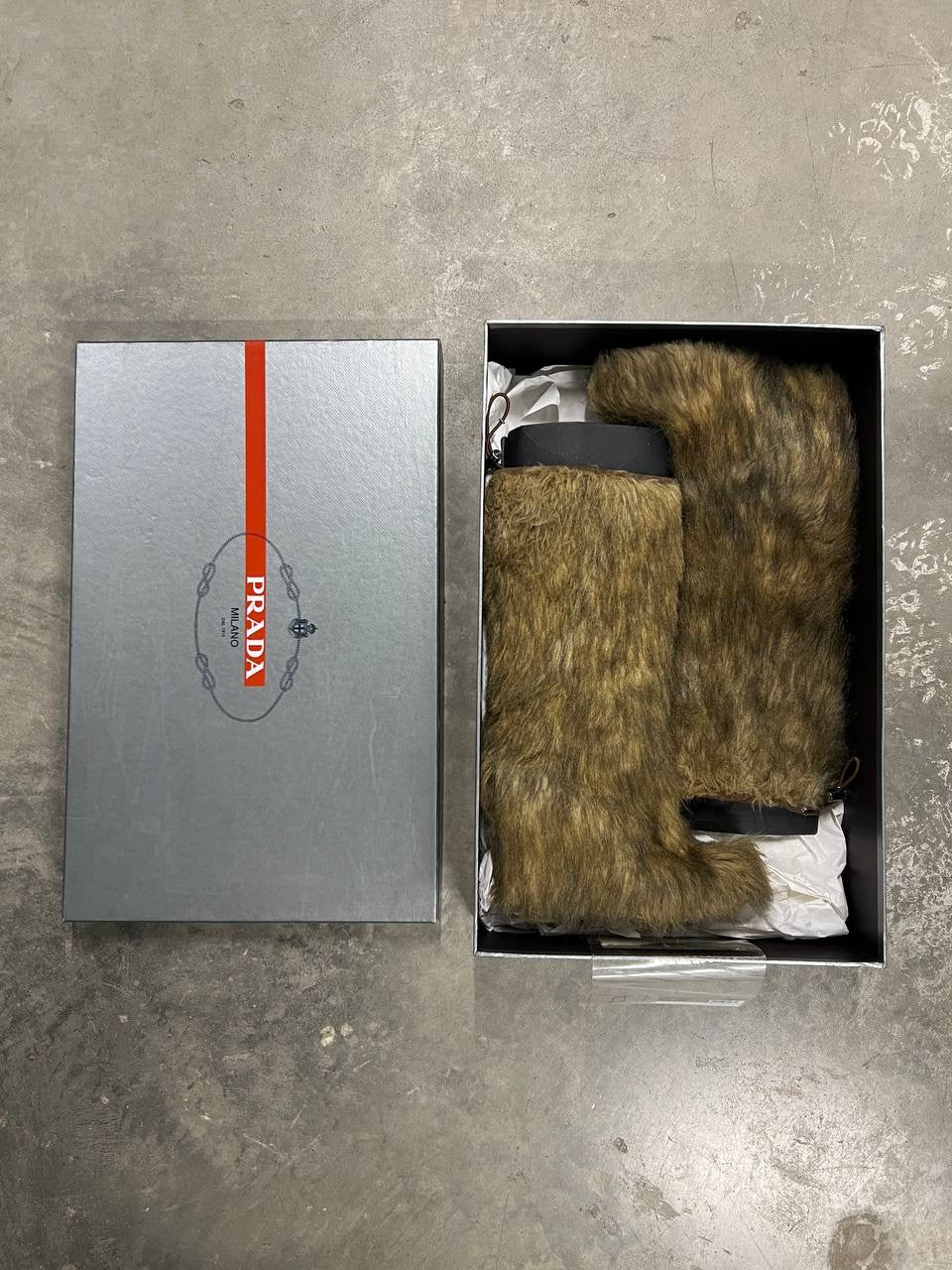 Prada Fur Boots