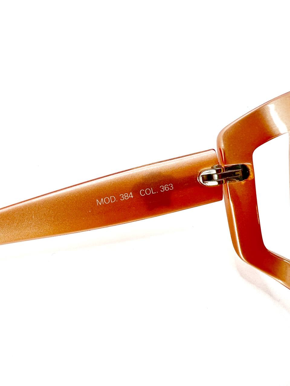 2000 Vintage Gianni Versace 384 Orange Sunglasses