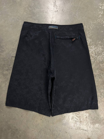 00s Vintage Oakley Multilogo Skull Shorts