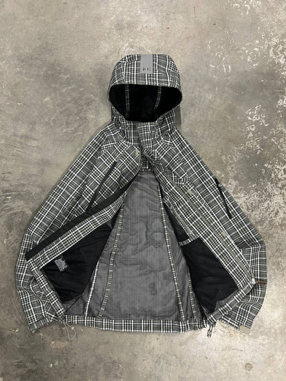 Helly Hansen Plaid Checkered Hard Shell Jacket