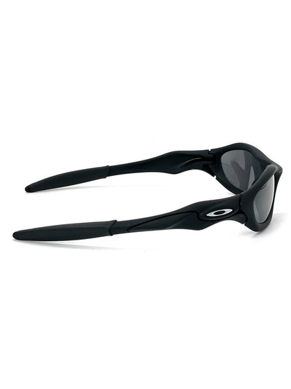 2004 Vintage Oakley Unknown Matte Black / Black Iridium Polarized Sunglasses