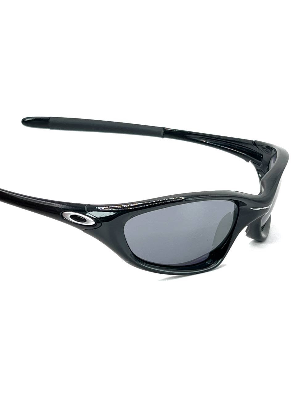 2000 Vintage Oakley XX Twenty Polished Black / Black Iridium Sunglasses