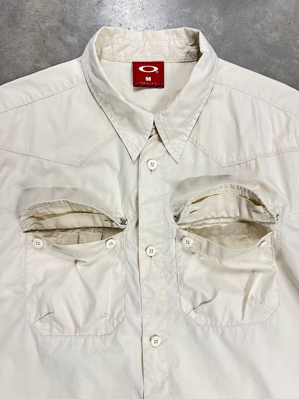 00s Vintage Oakley Skull Shirt