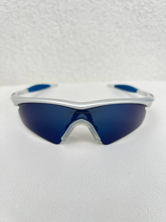 1999 Vintage Oakley New M Frame Hybrid S FMJ 5.56 Ice Iridium Sunglasses