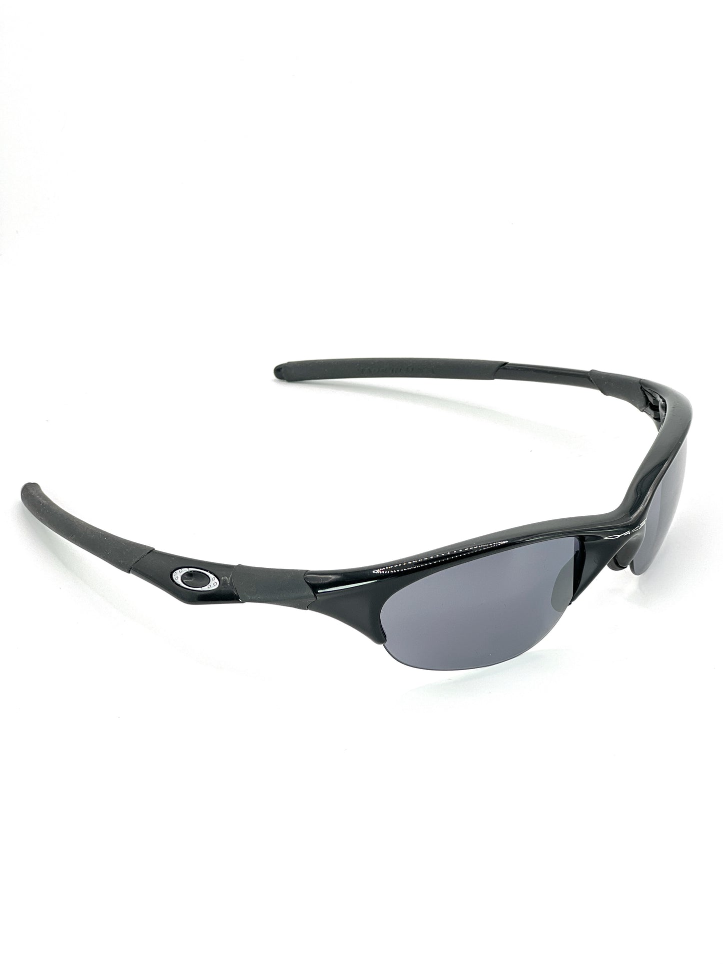 2002 Vintage Oakley Half Jacket 1.0 Black Iridium Sunglasses