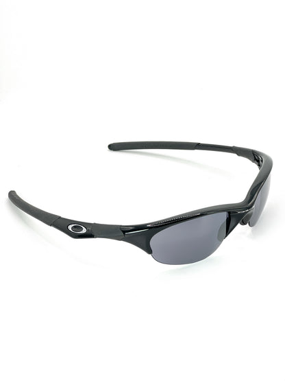 2002 Vintage Oakley Half Jacket 1.0 Black Iridium Sunglasses