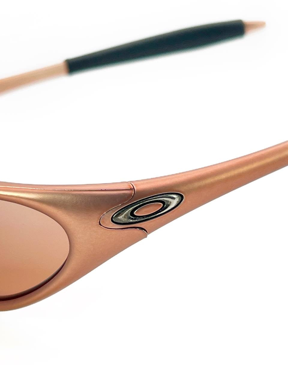1999 Vintage Oakley Minute FMJ Copper / VR28 Sunglasses