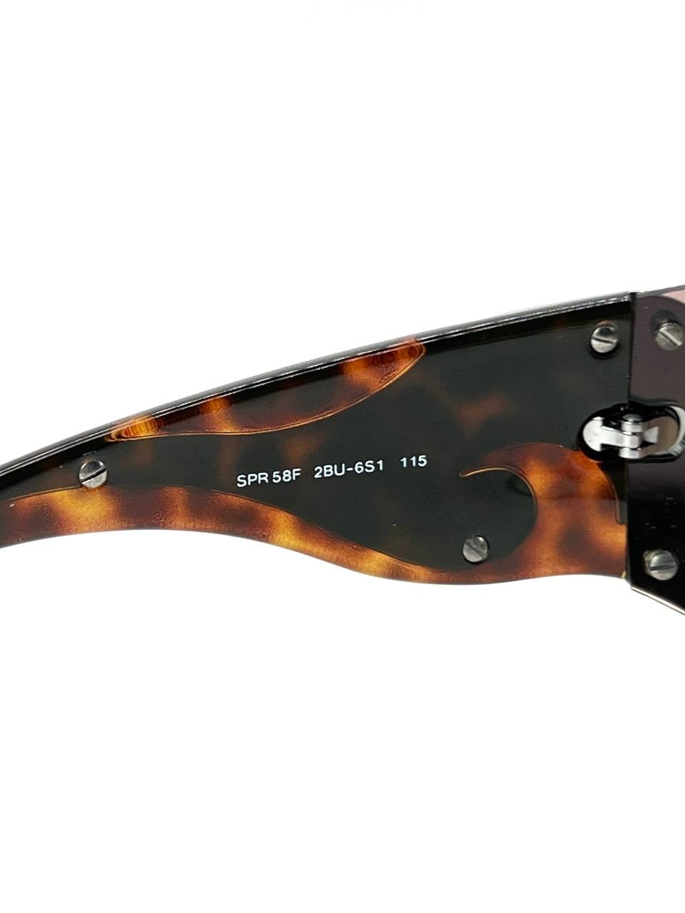 Vintage Prada Flame Tortoise Mask Sugnlasses