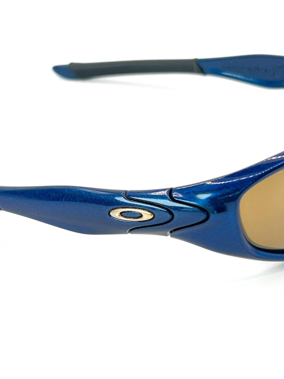 2007 Oakley Minute 2.0 Midnight Blue / Gold Iridium Sunglasses