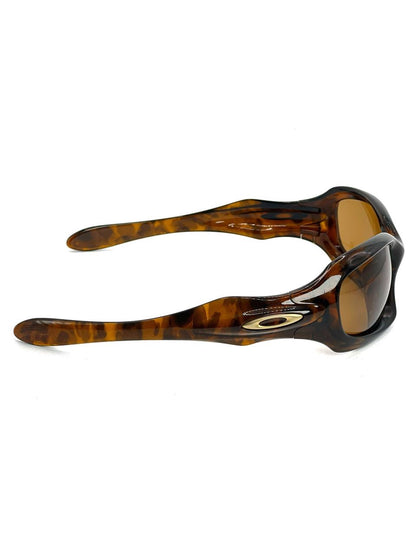 2004 Vintage Oakley Monster Doggle Brown Tortoise / Bronze Sunglasses