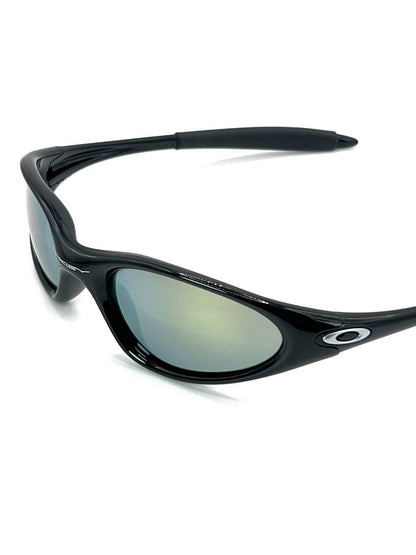 1999 Vintage Oakley Minute Gen 2 Jet Black / Emerald Iridium Sunglasses