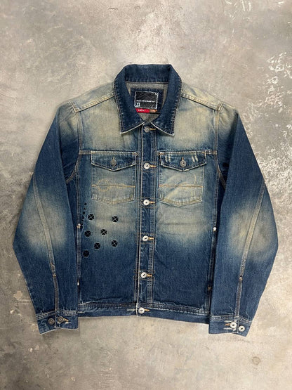 2006 Vintage Oakley MP3 Denim Jacket