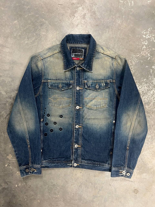2006 Vintage Oakley MP3 Denim Jacket