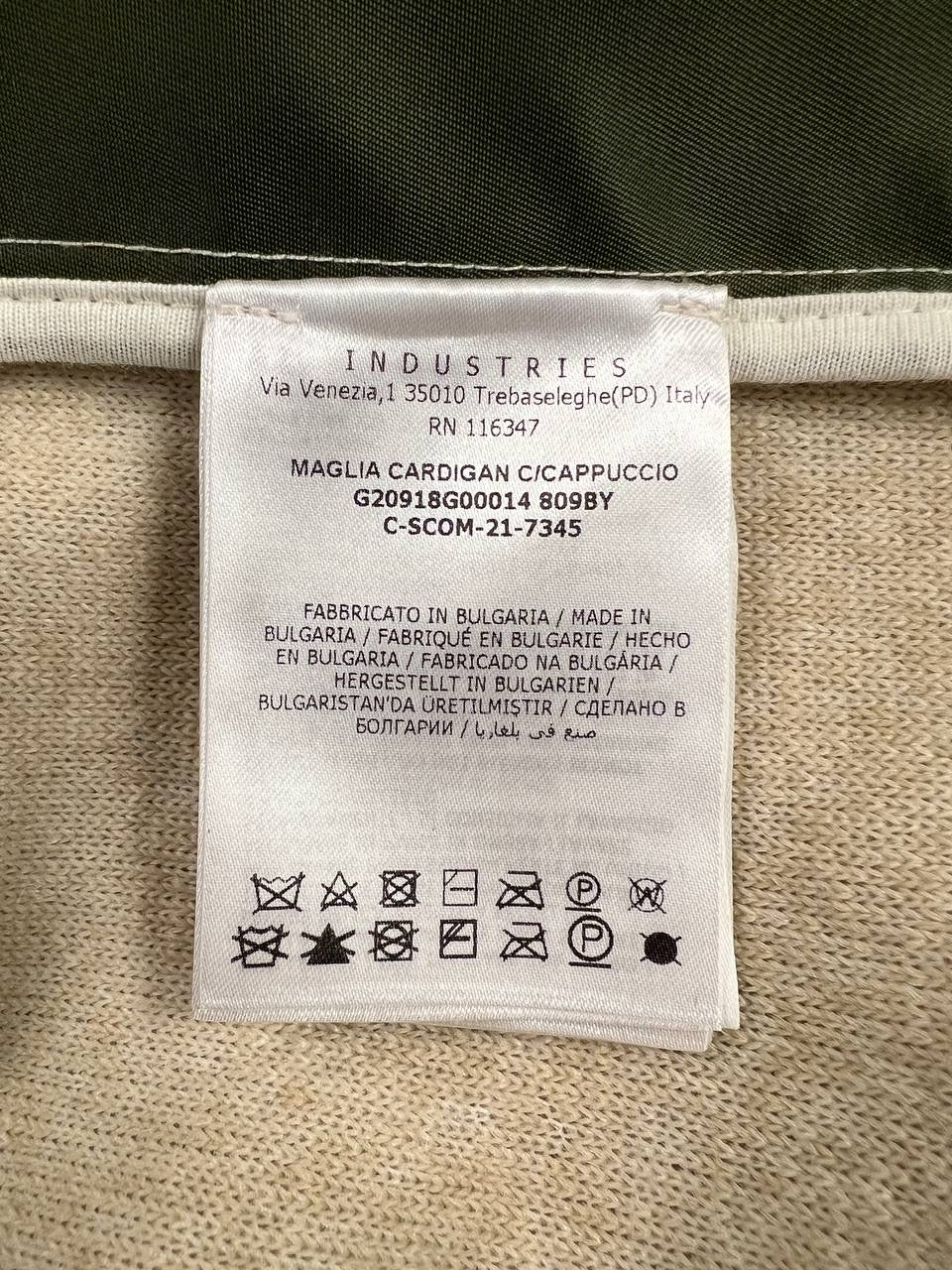 Moncler Teddy Fleece Wool Nylon Hooded Jacket