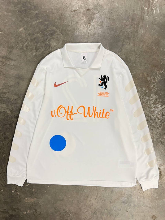 2018 Nike × Off-White by Virgil Abloh
Football Jersey Longsleeve T-Shirt