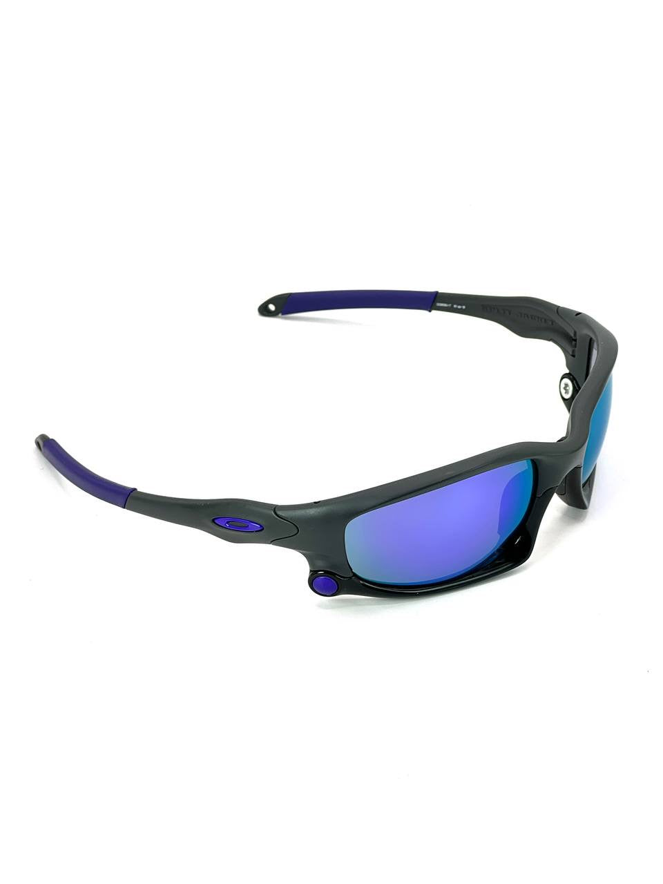 2011 Oakley Split Jacket Infinite Hero Carbon / Violet Iridium Sunglasses