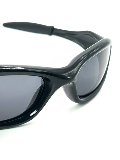 2004 Oakley Unknown Polished Black / Black Iridium Sunglasses