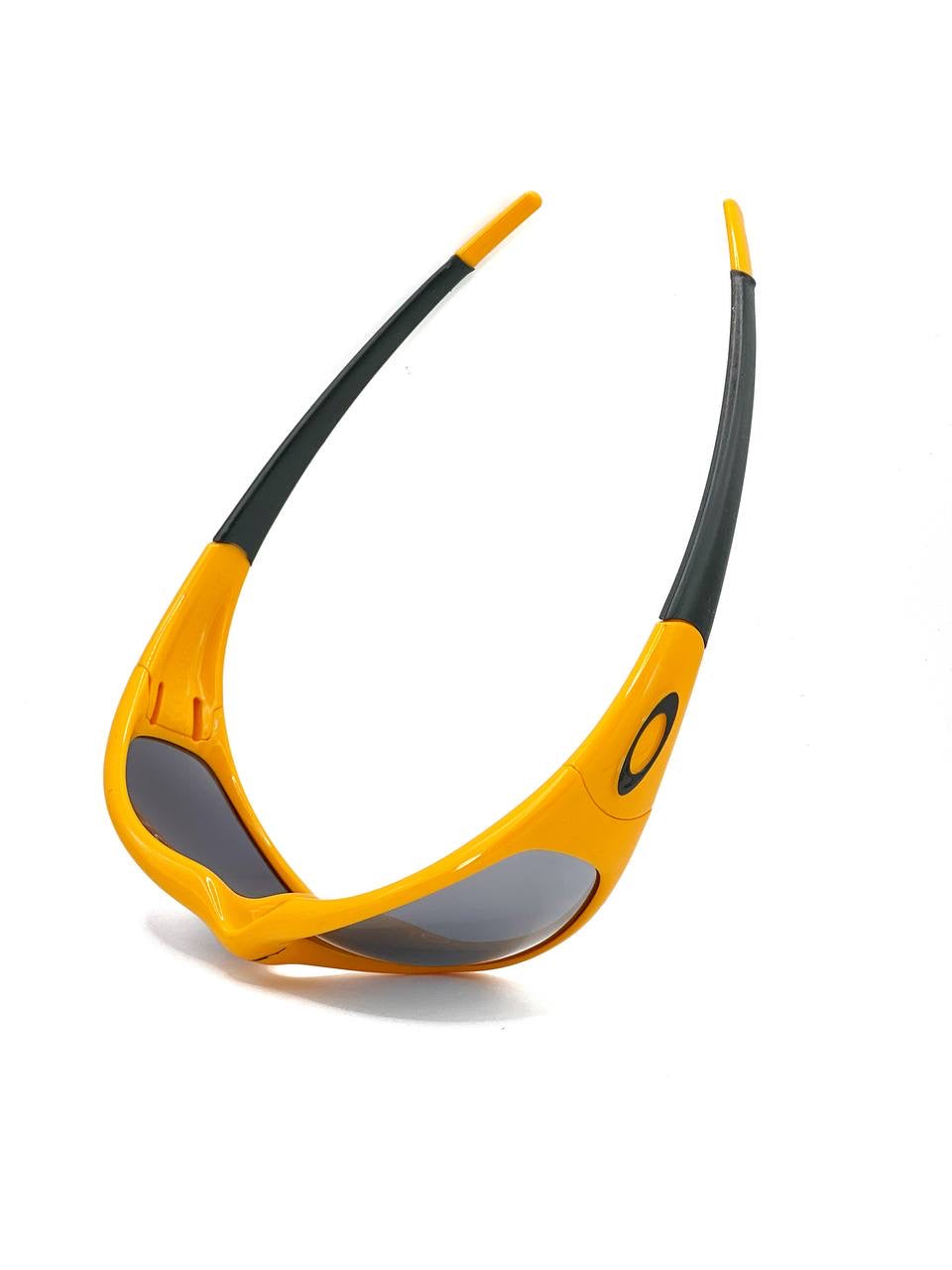1996 Vintage Oakley Straight Jacket Yellow / Black Iridium Sunglasses