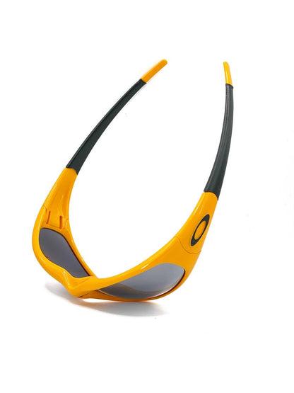 1996 Vintage Oakley Straight Jacket Yellow / Black Iridium Sunglasses