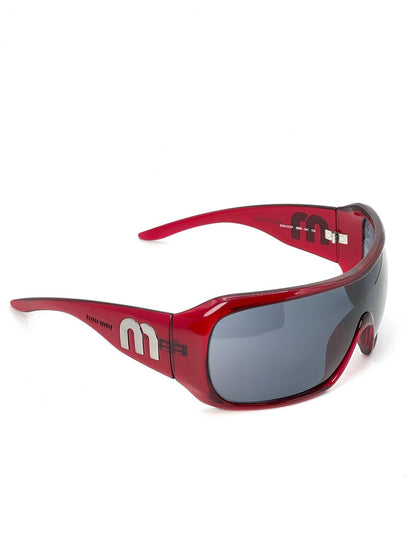 00s Vintage Miu Miu Oversized Mask Sunglasses