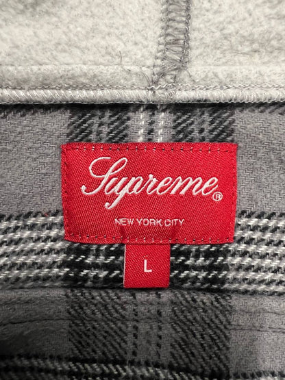 SS18 Supreme Hooded Flannel Plaid Shirt