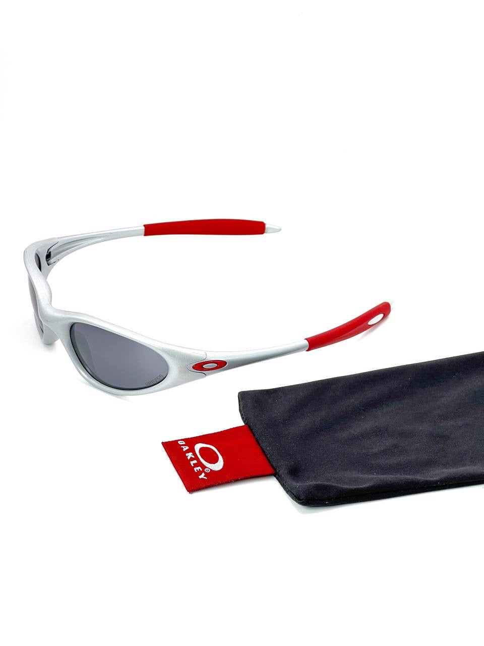2003 Vintage Ducati x Oakley Minute Silver / Black Iridium Sunglasses
