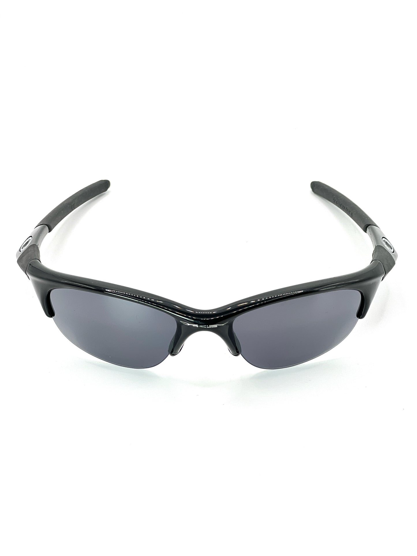 2002 Vintage Oakley Half Jacket 1.0 Black Iridium Sunglasses