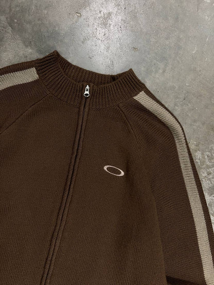 00s Vintage Oakley Zip Sweater