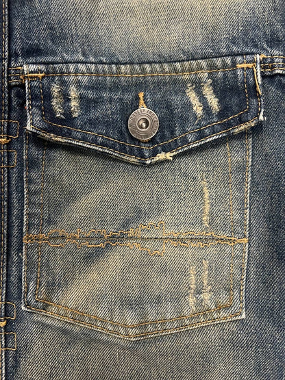 2006 Vintage Oakley MP3 Denim Jacket