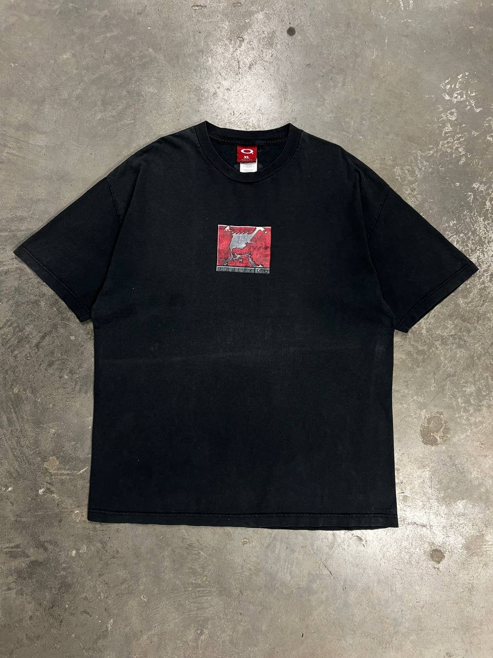 00s Vintage Oakley Skull T-Shirt
