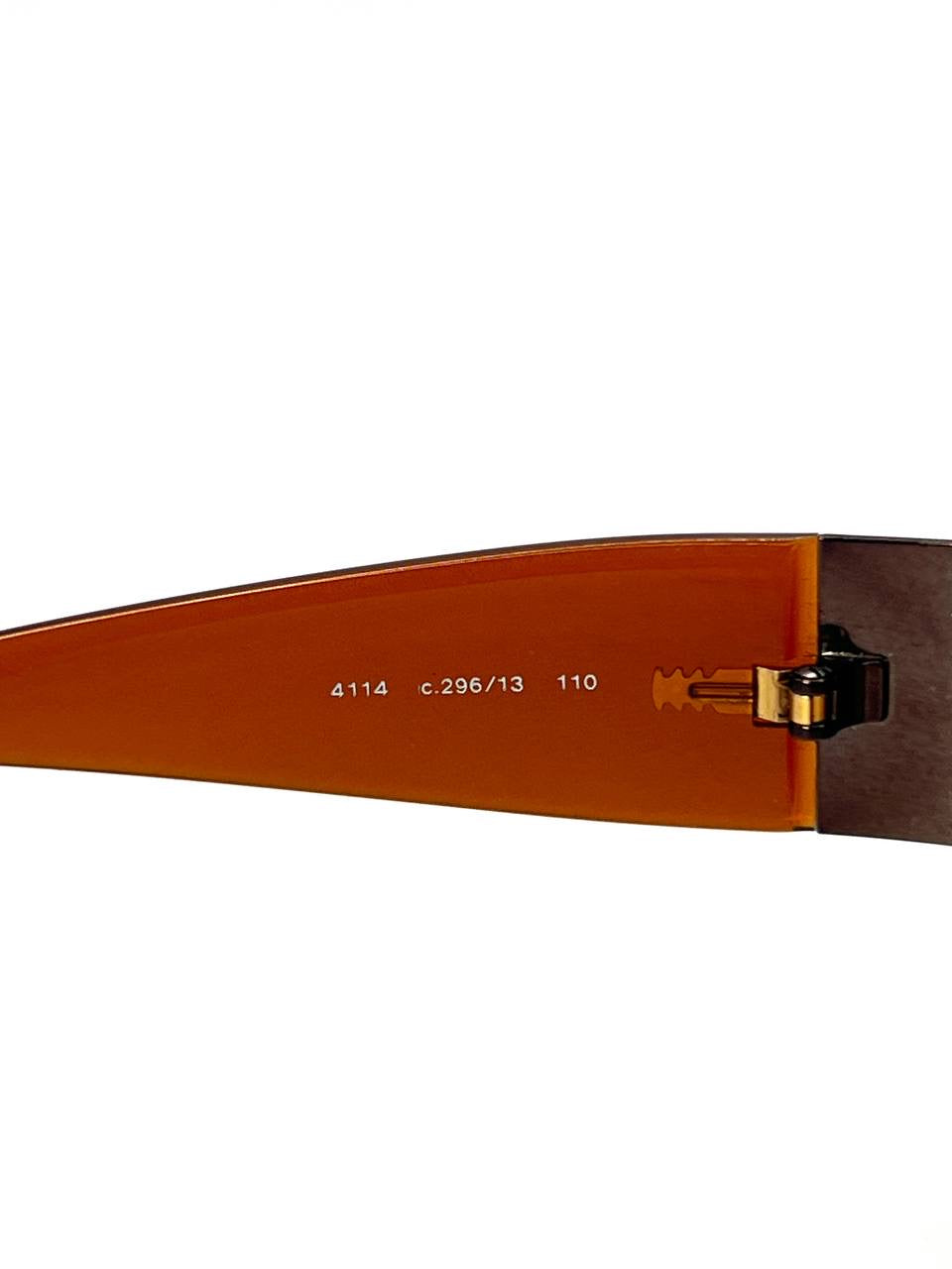 2000s Vintage Chanel 4114 Brown Sunglasses