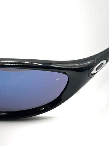 2000 Vintage Oakley XX Twenty Polished Black Ice Iridium Sunglasses