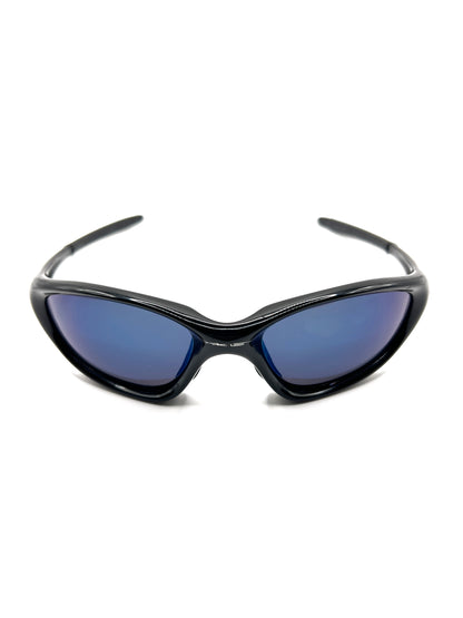 2000 Vintage Oakley XX Twenty Polished Black Ice Iridium Sunglasses