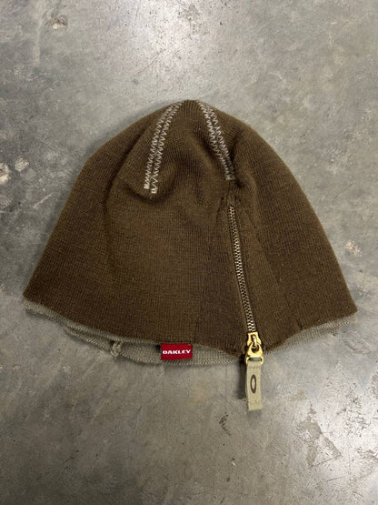 00s Vintage Oakley Double Layer Beanie Hat