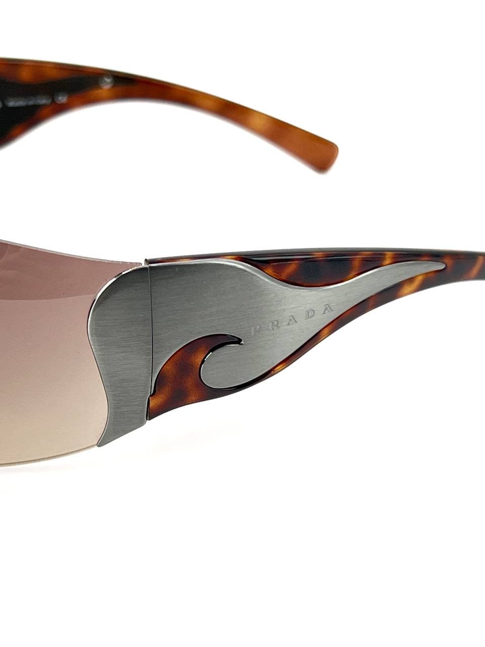 Vintage Prada Flame Tortoise Mask Sugnlasses