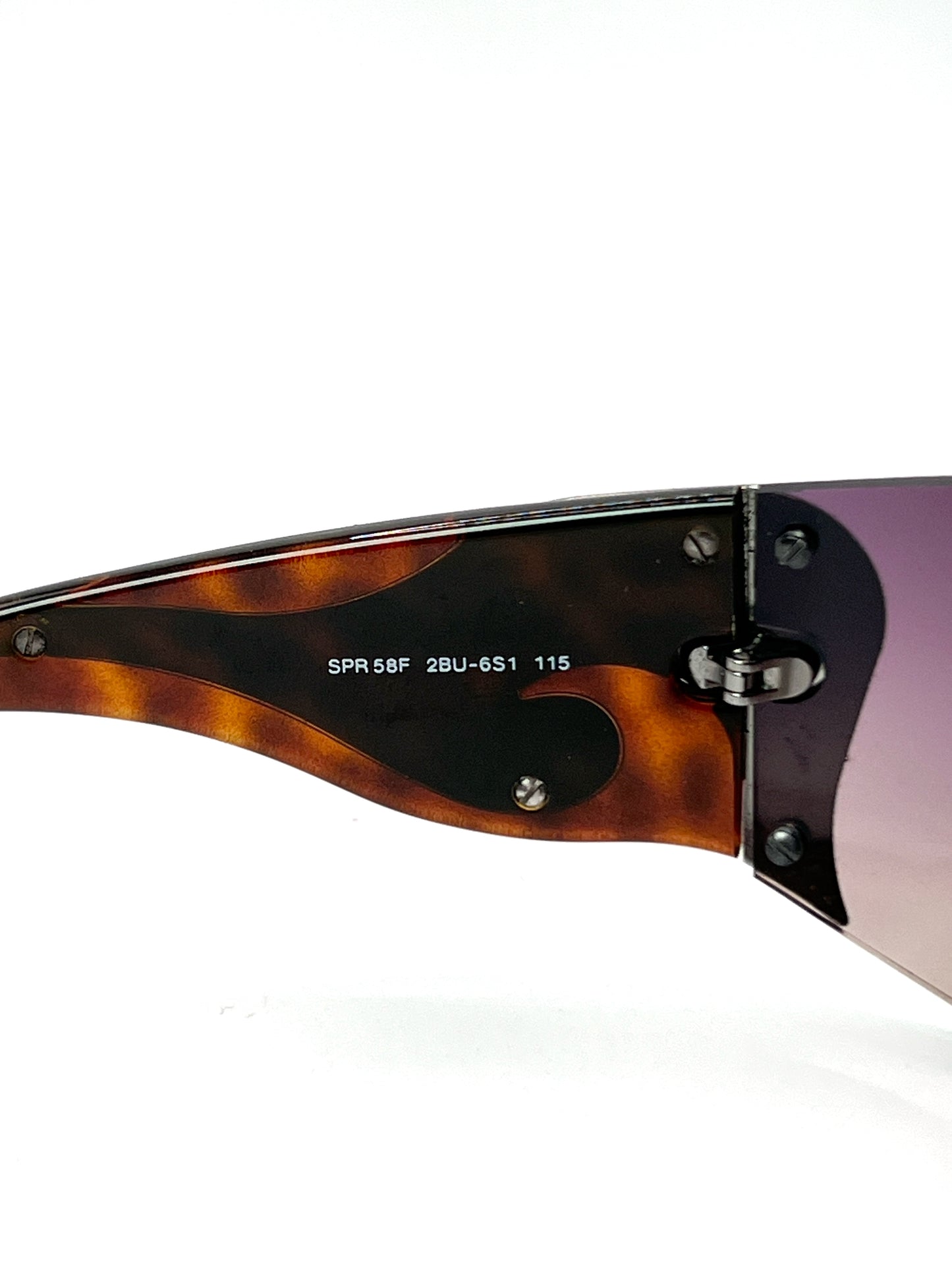 00s Vintage Prada Flame Mask Sunglasses